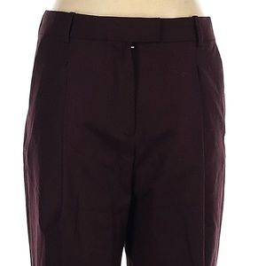 COS High Rise Burgandy Pants Size 8